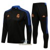 Real Madrid Trainings Sweatshirt Pak Quarter-zip 2022-23 Zwarte - Heren